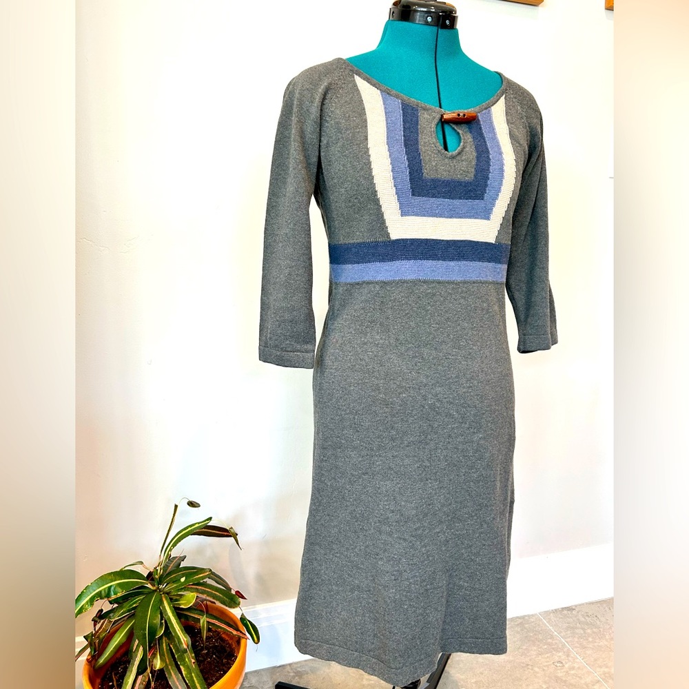 Super comfy 3/4-sleeved knit Prana dress